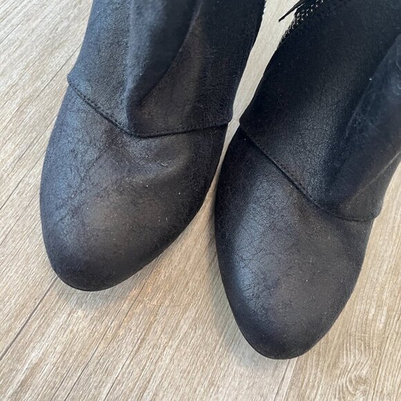 Womens Michael Antonio Black Booties - 10 - Picture 3 of 9